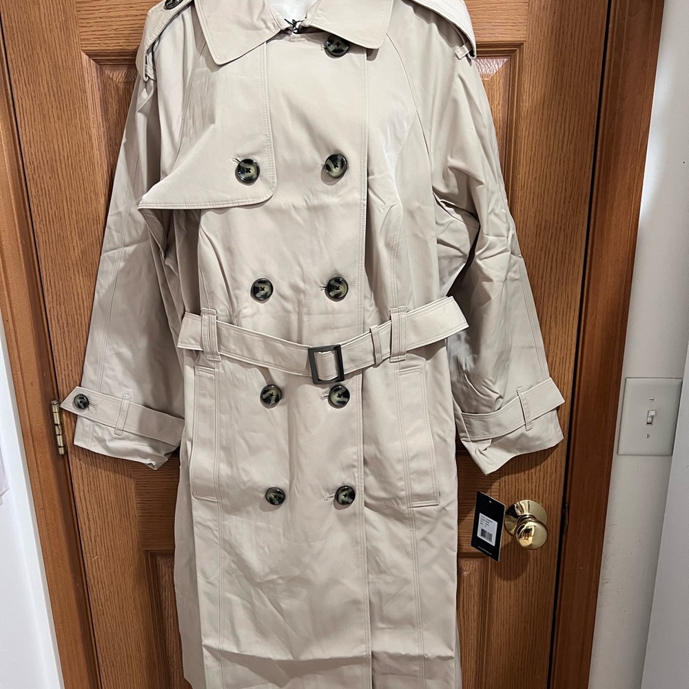London Fog Beige Trench Coat